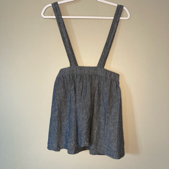 Copper Key Overall Skirt M Denim Mini Sexy Schoolgirl. - Picture 3 of 6